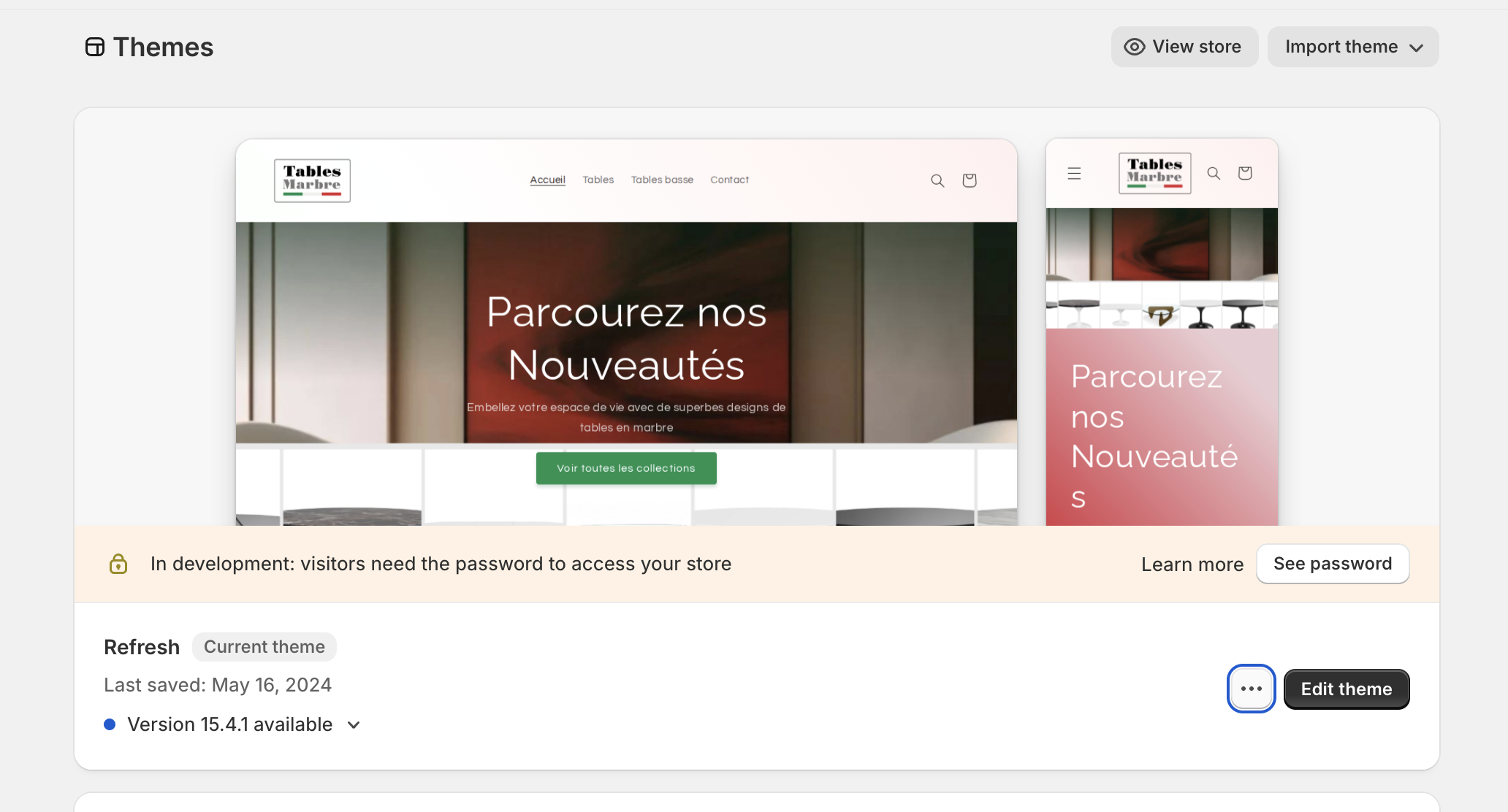 Projet Shopify Montecarlo Designs